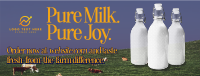 Retro Milk Produce Facebook Cover Design