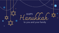 Beautiful Hanukkah Zoom Background Image Preview