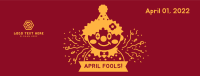 April Fools Clown Banner Facebook Cover Image Preview