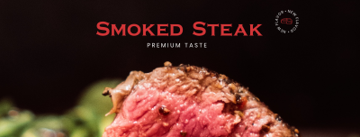 Smoked Steak Facebook cover Image Preview