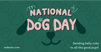 National Dog Day Facebook Ad Design