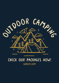 Rustic Camping Poster Image Preview