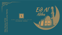 Cresent and Mosque Facebook Event Cover Design