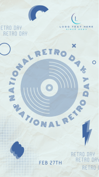Disco Retro Day Instagram Story Design