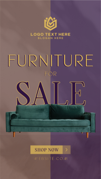 Sofa Furniture Sale Facebook Story Design