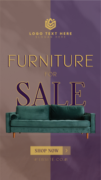Sofa Furniture Sale Facebook Story Design