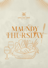 Maundy Thursday Supper Flyer Image Preview