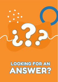 Looking For Answer Flyer Design