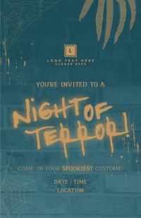 Spooky Halloween Party Invitation Design