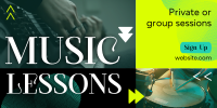 Cool Music Lessons Twitter post Image Preview