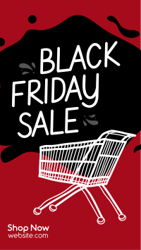 Black Friday Doodle Instagram story Image Preview
