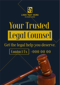 Trusted Legal Counsel Poster Image Preview