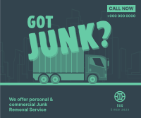 Got Junk? Facebook Post Design