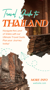 Thailand Travel Guide TikTok Video Image Preview