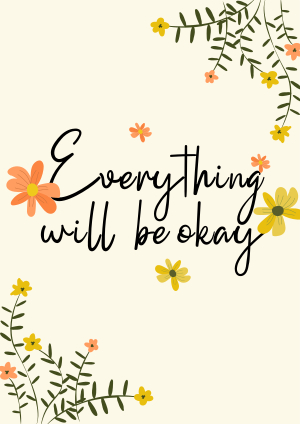 Everything will be okay Flyer Image Preview