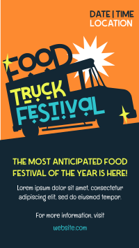 Food Truck Festival Facebook story Image Preview