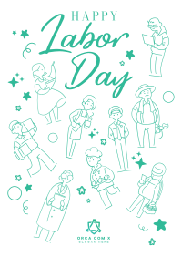 Labor Day  celebration Flyer Image Preview