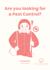 Looking For A Pest Control? Poster Design