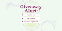Giveaway Alert Instructions Twitter post Image Preview