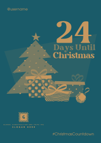 Exciting Christmas Countdown Poster Design