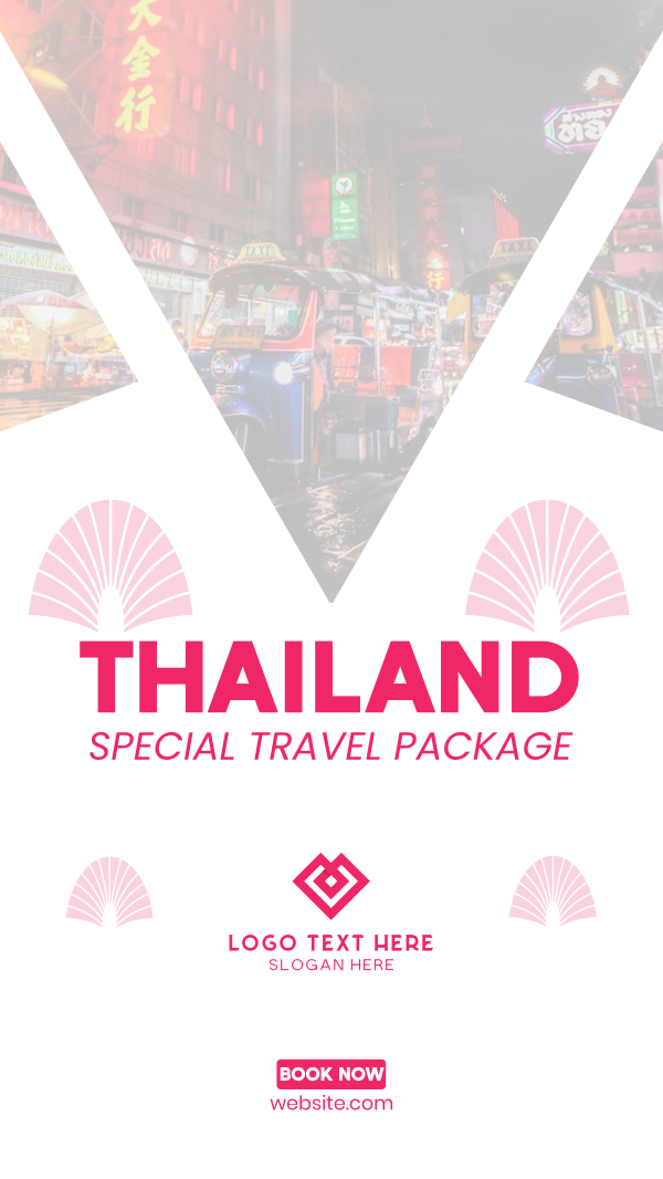Thailand Travel Package Instagram Story Design Image Preview