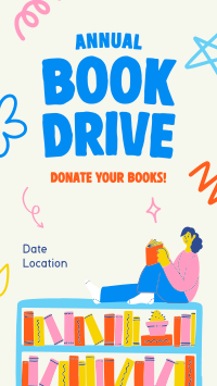 Donate A Book Facebook story Image Preview