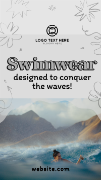 Swimwear For Surfing Instagram reel Image Preview