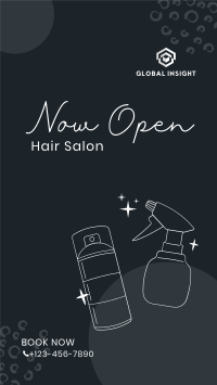 Hair Salon Opening Facebook story Image Preview