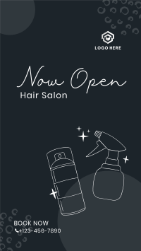 Hair Salon Opening Facebook Story Image Preview