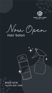 Hair Salon Opening Facebook Story Preview