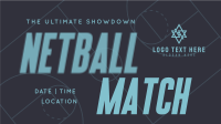 Minimalist Netball Match Animation Preview