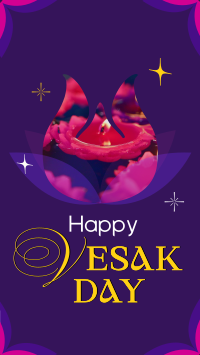 Lotus Vesak Day Instagram Story Design