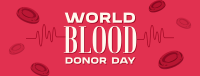 World Blood Donation Day Facebook cover Image Preview