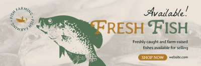 Fresh Fishes Available Twitter header (cover) Image Preview