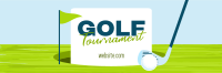 Simple Golf Tournament Twitter Header Preview