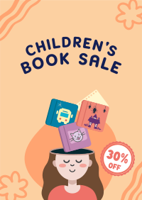 Kids Book Sale Flyer Image Preview