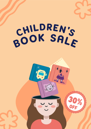 Kids Book Sale Flyer Image Preview
