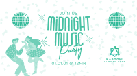 Midnight Music Party Video Design