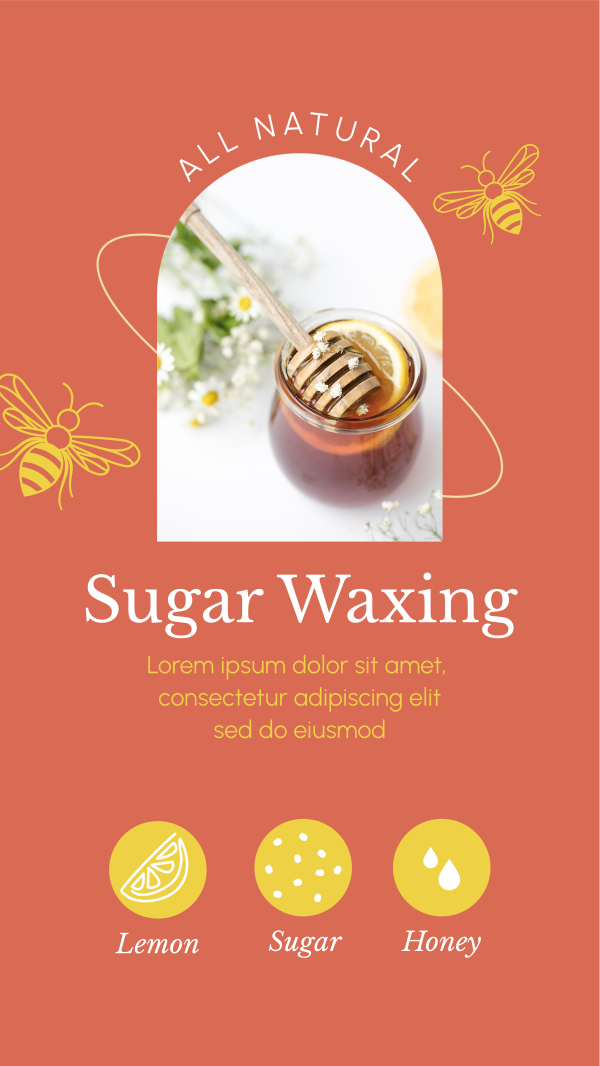 Sugar Waxing Salon Instagram Story Design Image Preview