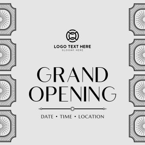 Vintage Grand Opening Instagram post Image Preview