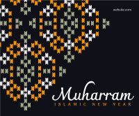 Blessed Muharram  Facebook Post Design