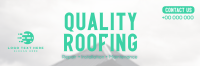Quality Roofing Twitter Header Preview