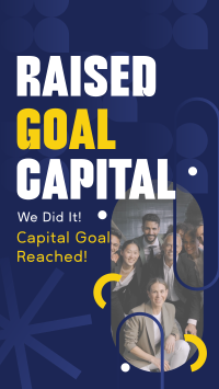 Corporate Capital Goal Achieved Instagram Reel Image Preview