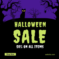 Spooky Midnight Sale Instagram post Image Preview