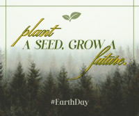 Earth Day Green Nature Facebook Post Design