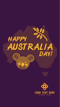 Koala Australia Day Facebook story Image Preview