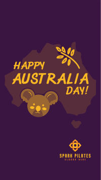 Koala Australia Day Facebook Story Design