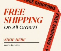 Contemporary Generic Shipping Facebook Post Design