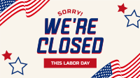 Labor Day Hours Facebook Event Cover Design