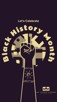 Black History Power Facebook story Image Preview